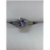 Image 1 : Ladies 14K Gp 1.0 Carat Solitaire engagement ring size 7