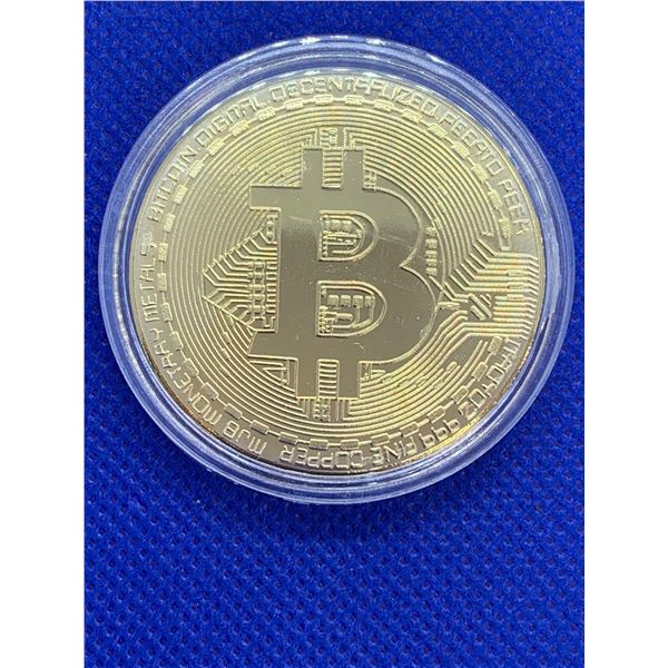 Commemorative Cased Bitcoin Medallion