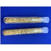Image 3 : Lot of 2 Large Vials of Golden Flakes