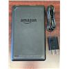 Image 2 : Amazon Tablet with charger and block. -tested and working