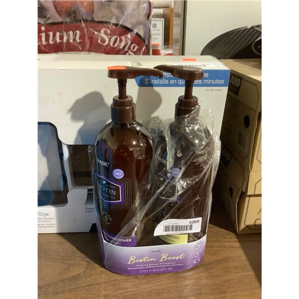 Hask Biotin Boost Thickening Shampoo and Conditioner (2 x 1L)