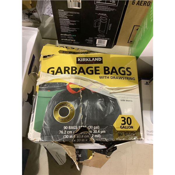 Kirkland Garbage Bags with Drawstrings 30 Gallon