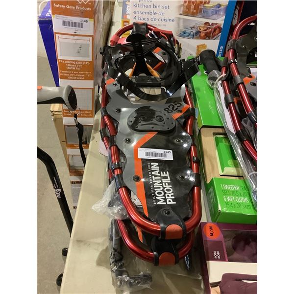 Mountain Profile Snowshoes and Trekking Poles - M/M