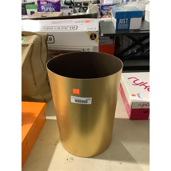 Umbra 4.5 gal Metalla Trash Can