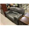Image 1 : Dark Brown Faux Leather Loveseat