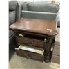 Image 2 : Wooden Nightstand (28in W x 16 1/2in L x 27 1/2in H)