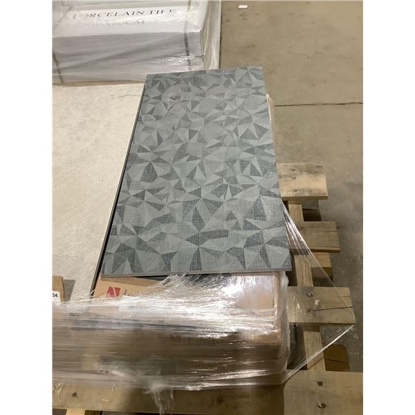 Daltile Ashen Steel Prism Porcelain Floor Tiles (12in x 24in x 3/8in) - 8 Tiles /15.12 sf /box Lot o