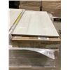 Image 2 : Arctic White Porcelain Floor Tiles (30cm x 60cm) - 8pc/box Lot of 3