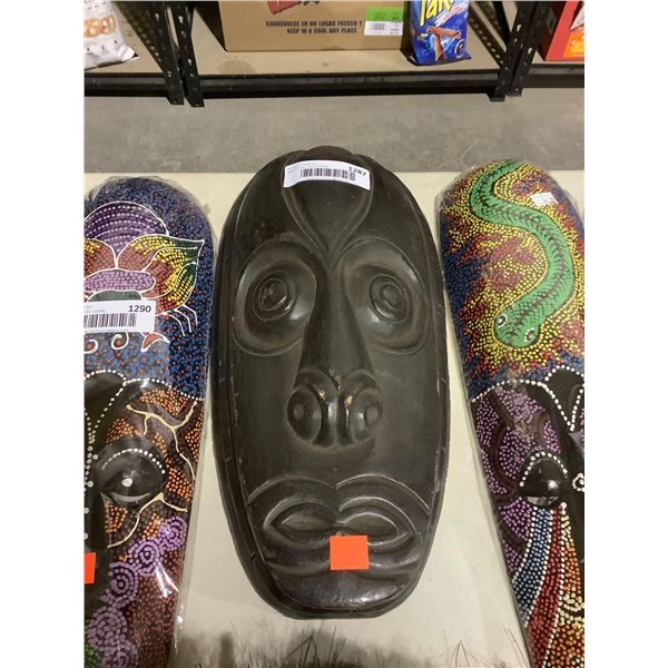 Decorative Wooden Mask 14in