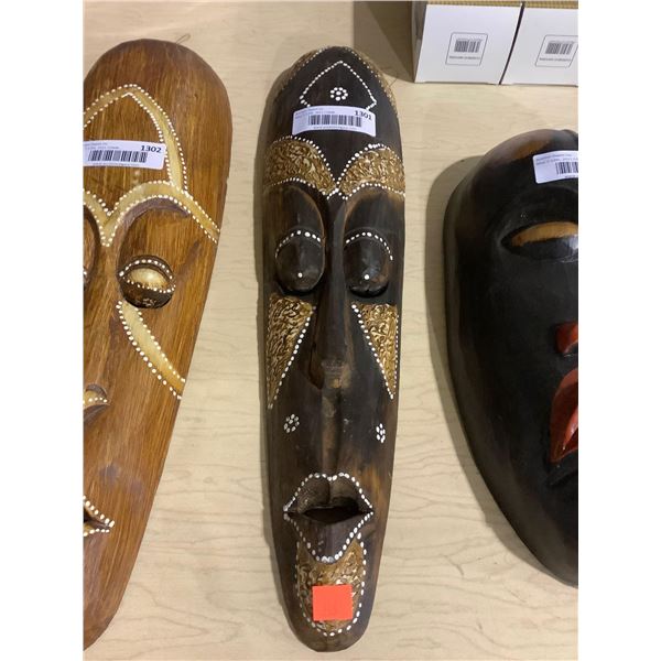 Decorative Wooden Mask 19in