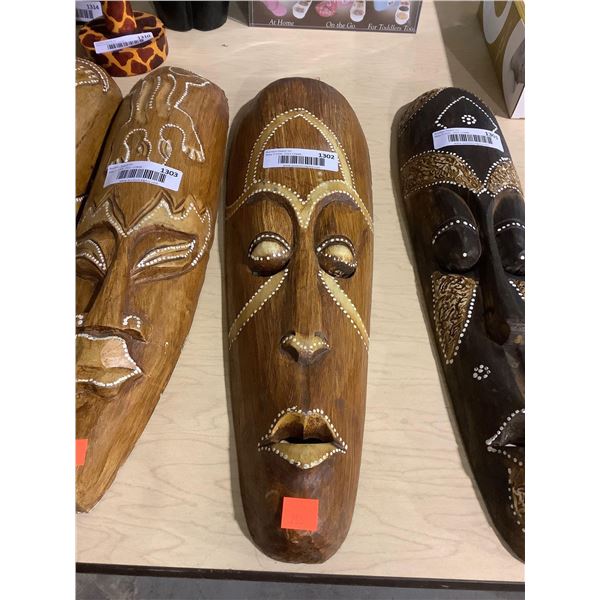 Decorative Wooden Mask 19in