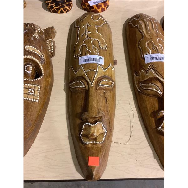 Decorative Wooden Mask 19in