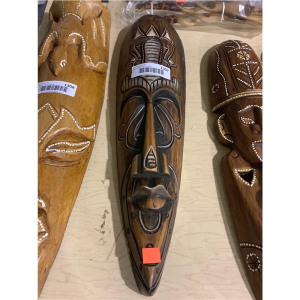 Decorative Wooden Mask 19in