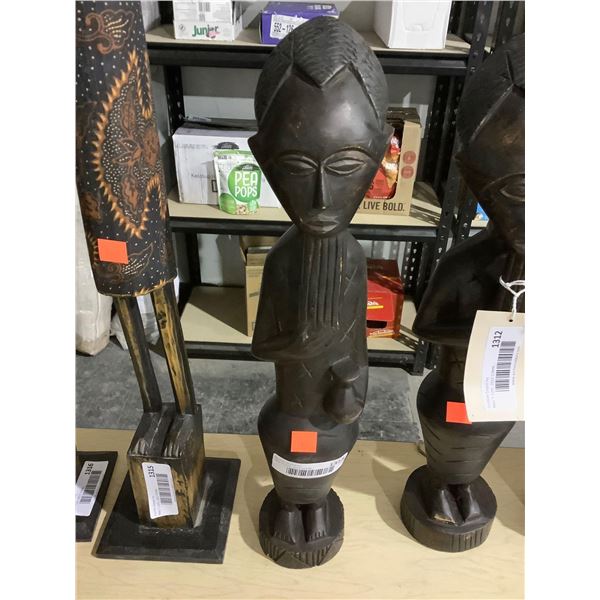 Decorative Wooden Statue 18in
