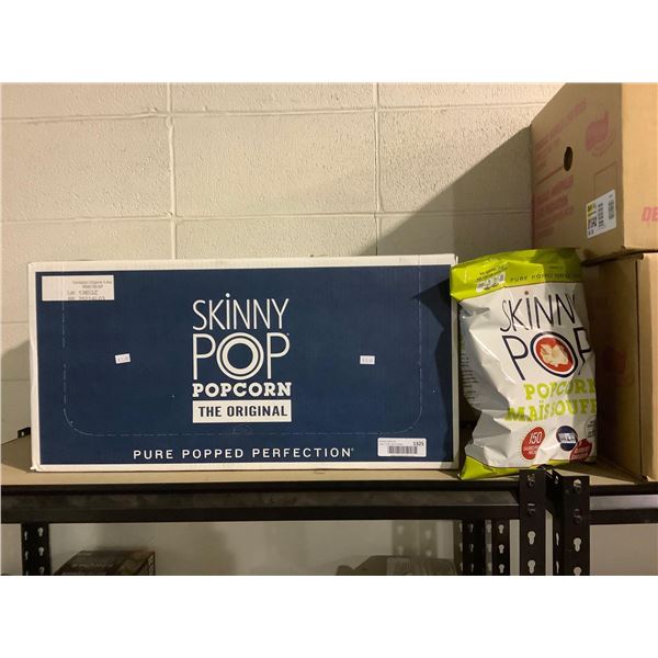 Case of Skinny Pop Popcorn
