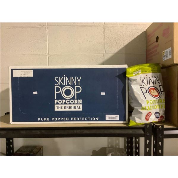 Case of Skinny Pop Popcorn