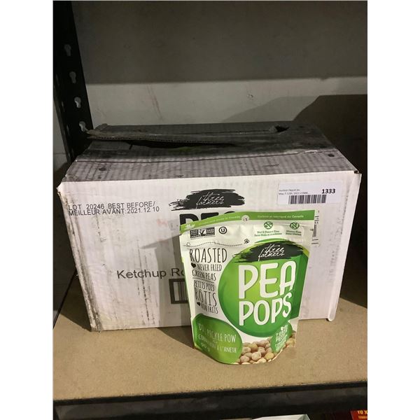 Case of Roasted Pea Pops Dill Pickle Flavor (12 x 90g)