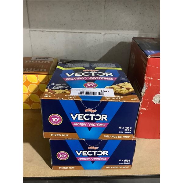 Kellogs Vector Mixed Nut Protein Bars (600g) Lot of 2
