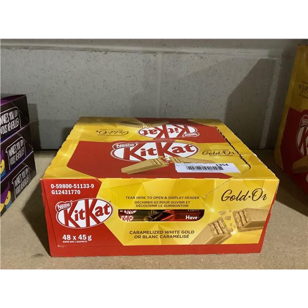 Kit Kat Caramelized White Gold Wafer Bars (48 x 45g)