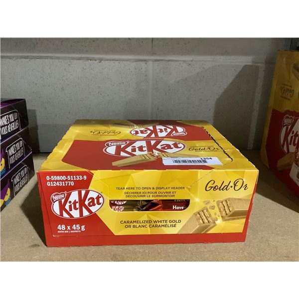Kit Kat Caramelized White Gold Wafer Bars (48 x 45g)