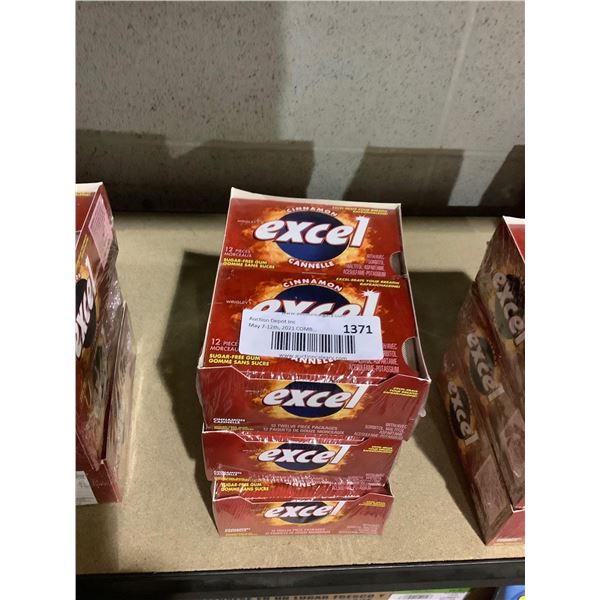 Excel Cinnamon Gum (12 pc x 12pk) Lot of 3