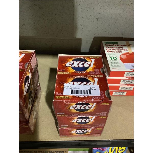 Excel Cinnamon Gum (12 pc x 12pk) Lot of 3