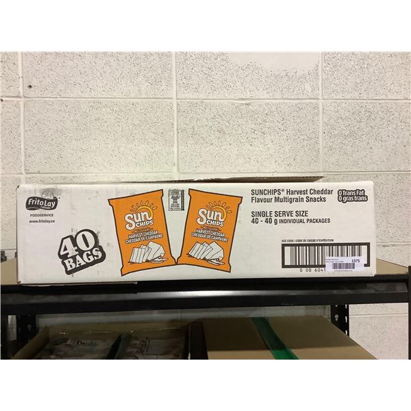 Case of Sunchips Harvest Cheddar (40 x 40g)