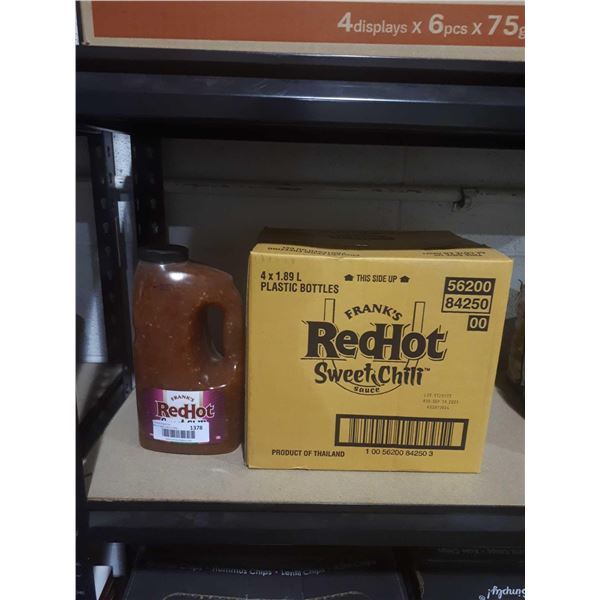 Case of Frank's Red Hot Sweet Chili Sauce (4 x 1.89L)