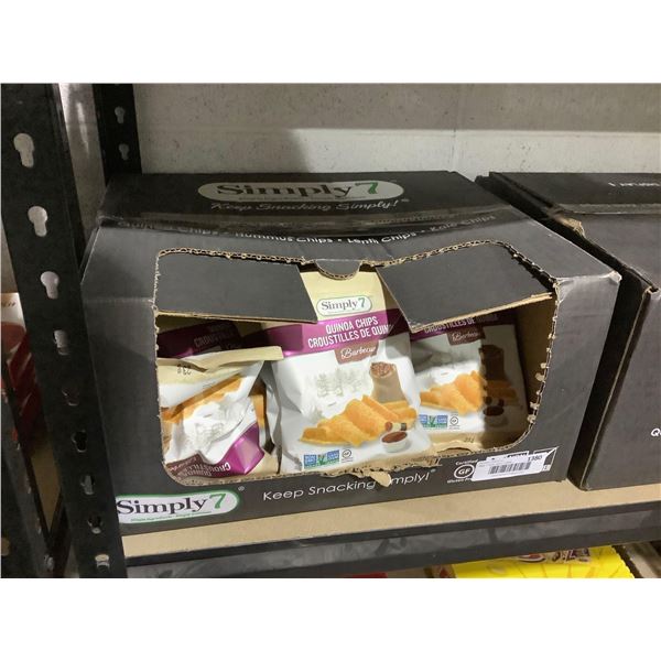 Case of Simply 7 BBQ Quinoa Chips (~24 x 23g)