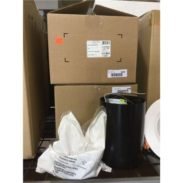 Philips Lightolier Calculite LED 4 inch gen 3 down light c4 cylinder Black pendant mount