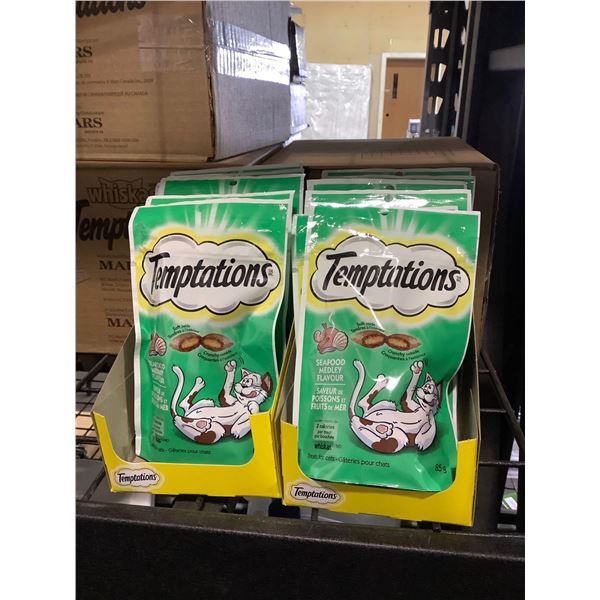 Case of Temptations Seafood Medly Flavor Cat Treats (12 x 85g)