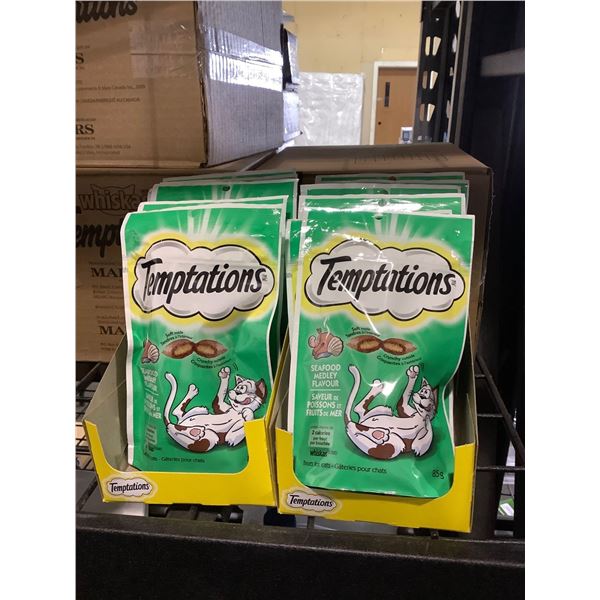 Case of Temptations Seafood Medly Flavor Cat Treats (12 x 85g)