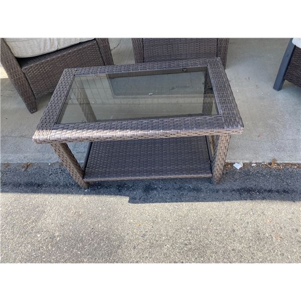Patio coffee table