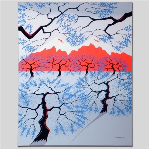 "Red Mountains" Limited Edition Giclee on Canvas by Larissa Holt, Numbered and S