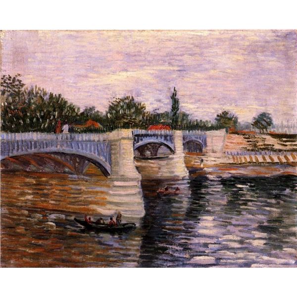 Van Gogh - The Seine With The Pont De La Grande Jette