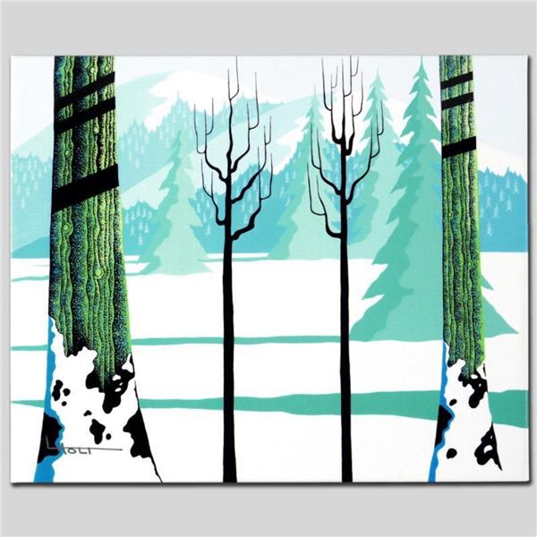 "Winter" Limited Edition Giclee on Canvas by Larissa Holt, Numbered and Signed.