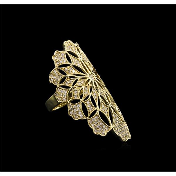 1.12 ctw Diamond Ring - 14KT Yellow Gold