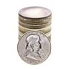 Image 1 : Roll of (20) Brilliant Uncirculated 1963-D Franklin Half Dollar Coins