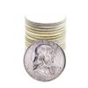 Image 1 : Roll of (20) Brilliant Uncirculated 1953-S Franklin Half Dollar Coins