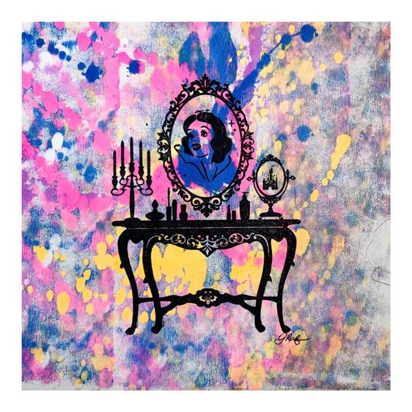 Gail Rodgers "Mirror Mirror (Snow White)" Original Mixed Media on Canvas