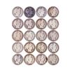 Image 1 : Roll of (20) Mixed Date Barber Half Dollar Coins