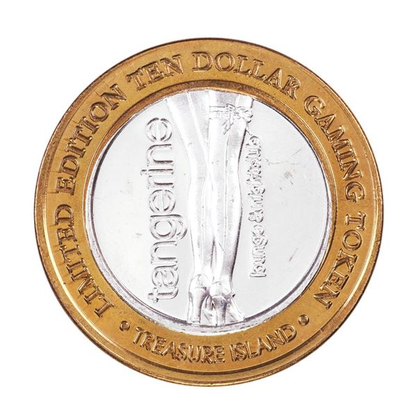.999 Fine Silver Treasure Island Las Vegas, Nevada $10 Limited Edition Gaming Token