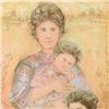 Image 2 : Edna Hibel (1917-2014) "Tatyana's Family" Limited Edition Lithograph