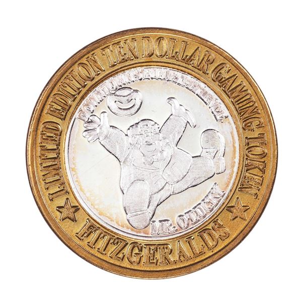 .999 Silver Fitzgeralds Casino & Hotel Las Vegas, NV $20 Limited Edition Gaming Token