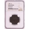 Image 1 : 1798 Draped Bust Large Cent Coin NGC Fine Details