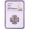 Image 1 : 1945-S Jefferson Nickel Coin NGC MS66