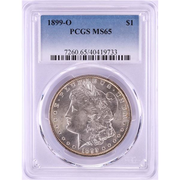 1899-O $1 Morgan Silver Dollar Coin PCGS MS65