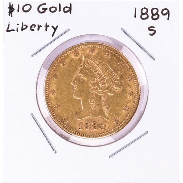 1889-S $10 Liberty Head Eagle Gold Coin