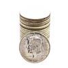 Image 1 : Roll of (20) Brilliant Uncirculated 1964 Kennedy Half Dollar Coins