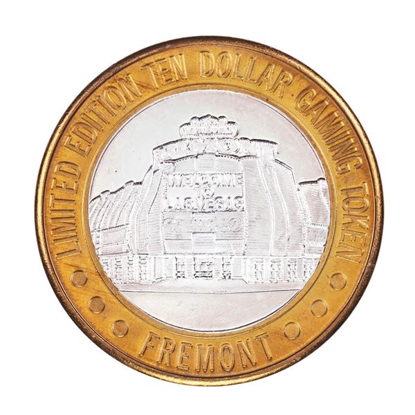 .999 Silver Sam Boyd's Fremont Las Vegas $10 Casino Limited Edition Gaming Token